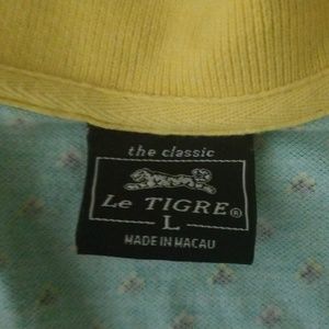 Retro Le Tigre womens polo slim fit.